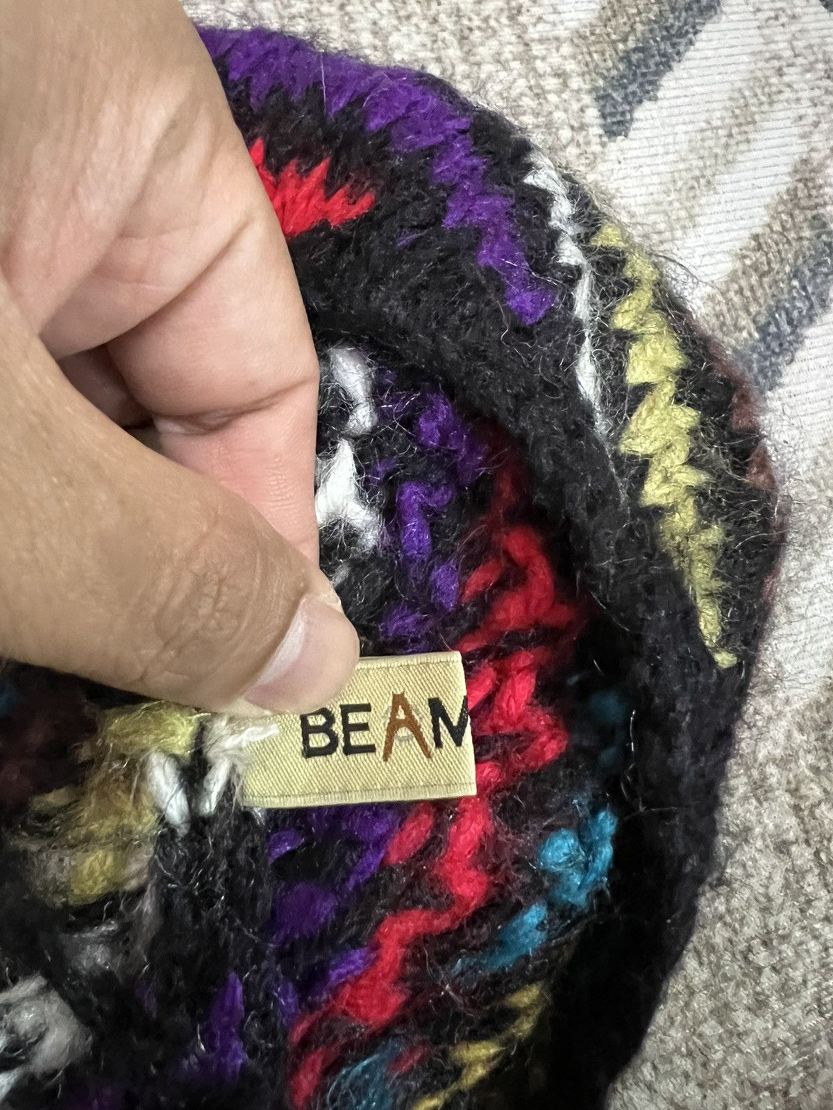 Beams Plus Japanese brand BeamsBoy Crochet Beanie Hats Size ONE SIZE - 7 Thumbnail