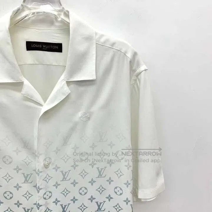 Louis Vuitton Louis Vuitton Logo Monogram Short Sleeve Shirt. Size US L / EU 52-54 / 3 - 3 Thumbnail