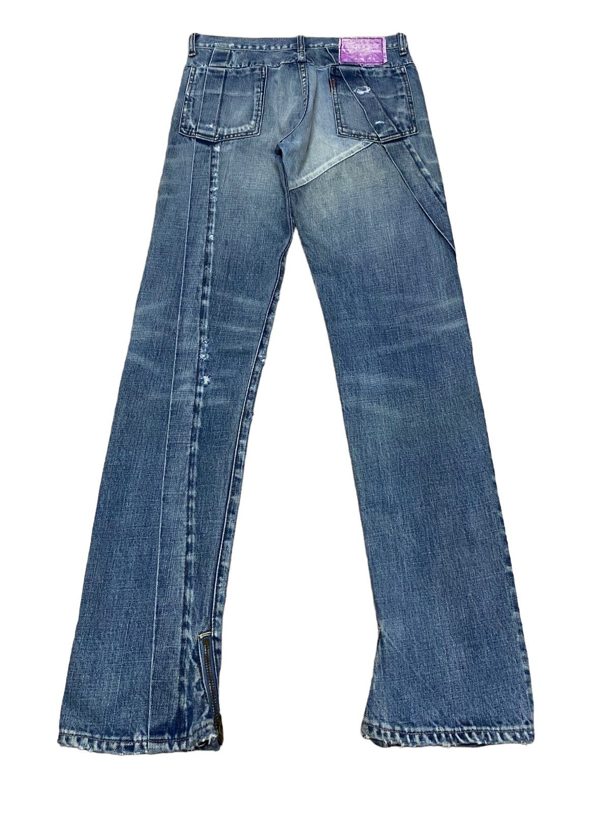 If Six Was Nine Rare Design Vintage Japanese Brand Jeans 2000s Size US 31 - 2 Thumbnail