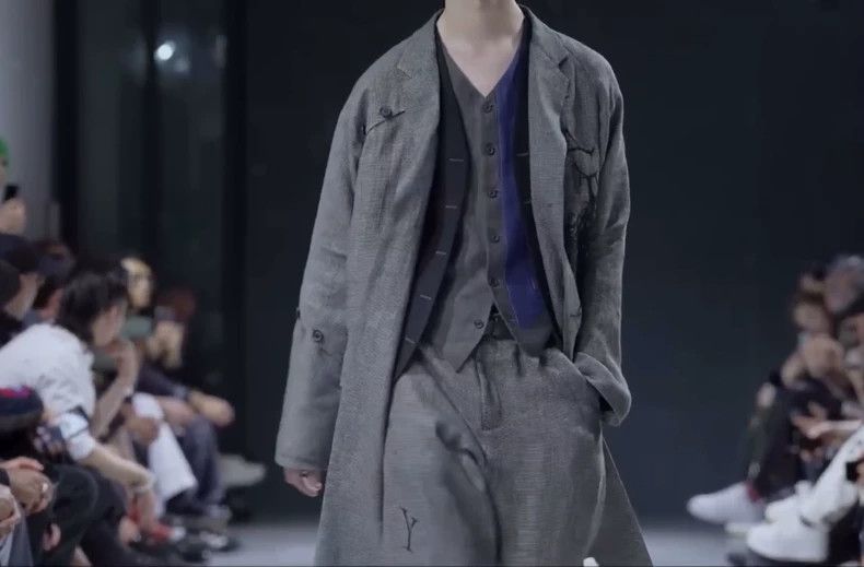 Yohji Yamamoto24 SS Houndstooth Coat 2503-Nextarrow
