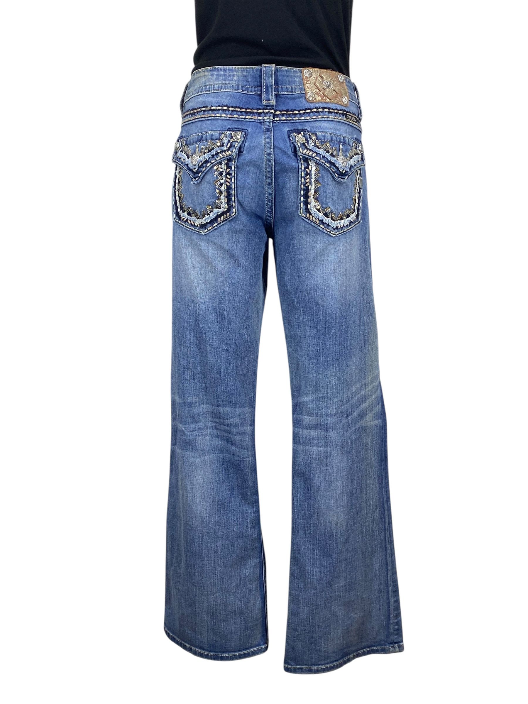 Miss Me Miss Me Flare Jeans Boyfriend Denim Jeans Size 30" / US 8 / IT 44 - 1 Thumbnail