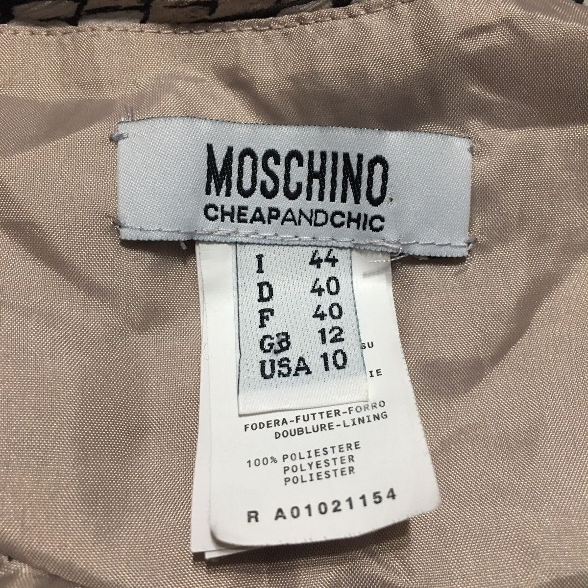 Moschino MOSCHINO Cheap and Chic Silk Snake Print Skirt IT44 US10 Size 30" / US 8 / IT 44 - 8 Thumbnail