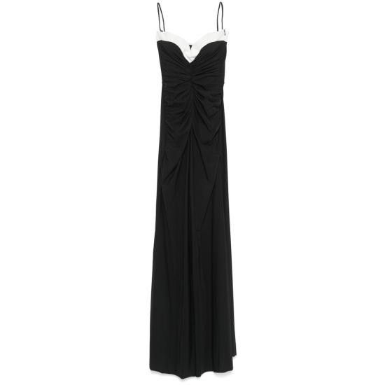 Chiara Boni CHIARA BONI Women Dresses TOKUMY BIC LON 37 BLACK Size M / US 6-8 / IT 42-44 - 1 Thumbnail
