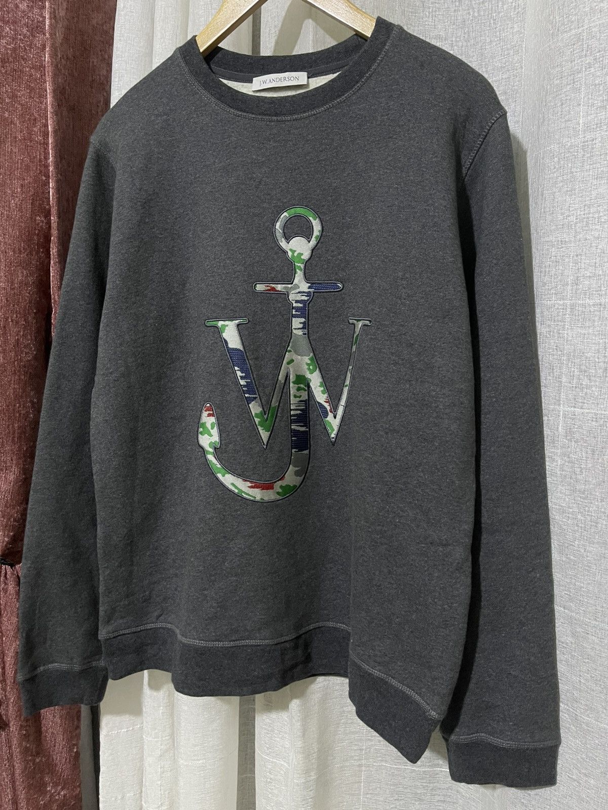 JW Anderson JW Anderson Mens Jacquard Embroidered Logo Sweatshirt Medium Size US M / EU 48-50 / 2 - 2 Thumbnail