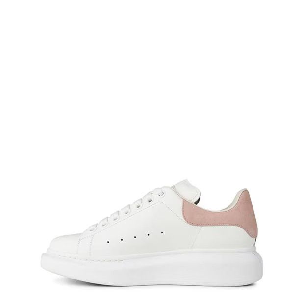 o1g2r1mq0824 Oversized Sneakers in White & Pink