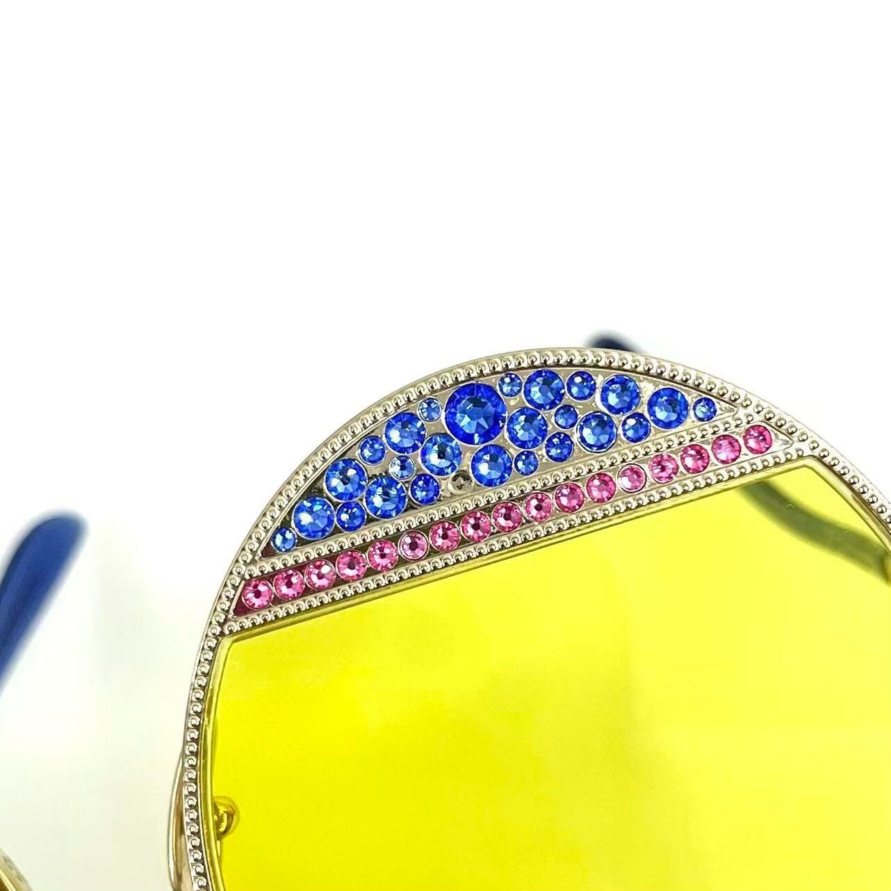 Dolce & Gabbana Dolce & Gabbana DG2209B gold oval metal sunglasses Size ONE SIZE - 7 Thumbnail