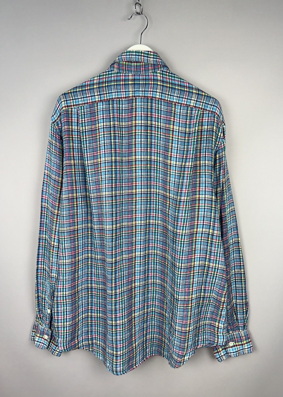 Polo Ralph Lauren Polo Ralph Lauren Sea Soft Linen Check Shirt Size XL Size US XL / EU 56 / 4 - 7 Thumbnail