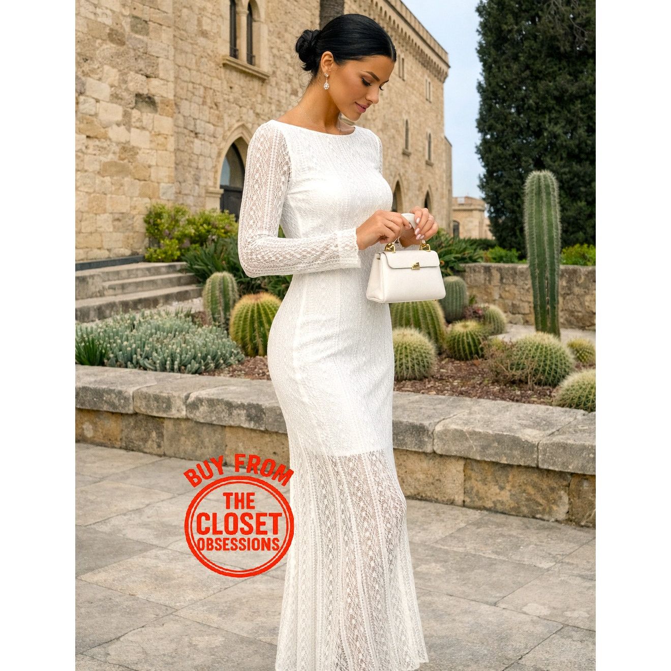 Zara Summer white, long dress | Grailed