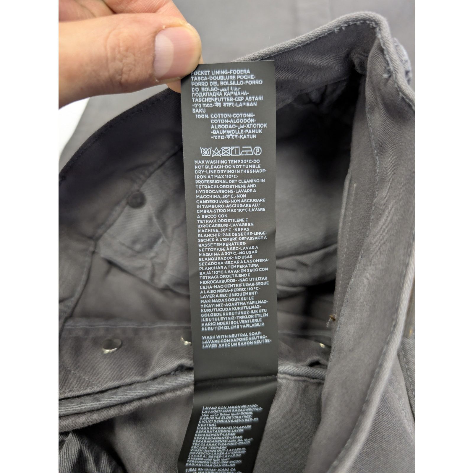 Tom Ford o1rshd1 Tapered Jeans in Grey Size US 34 / EU 50 - 20 Thumbnail