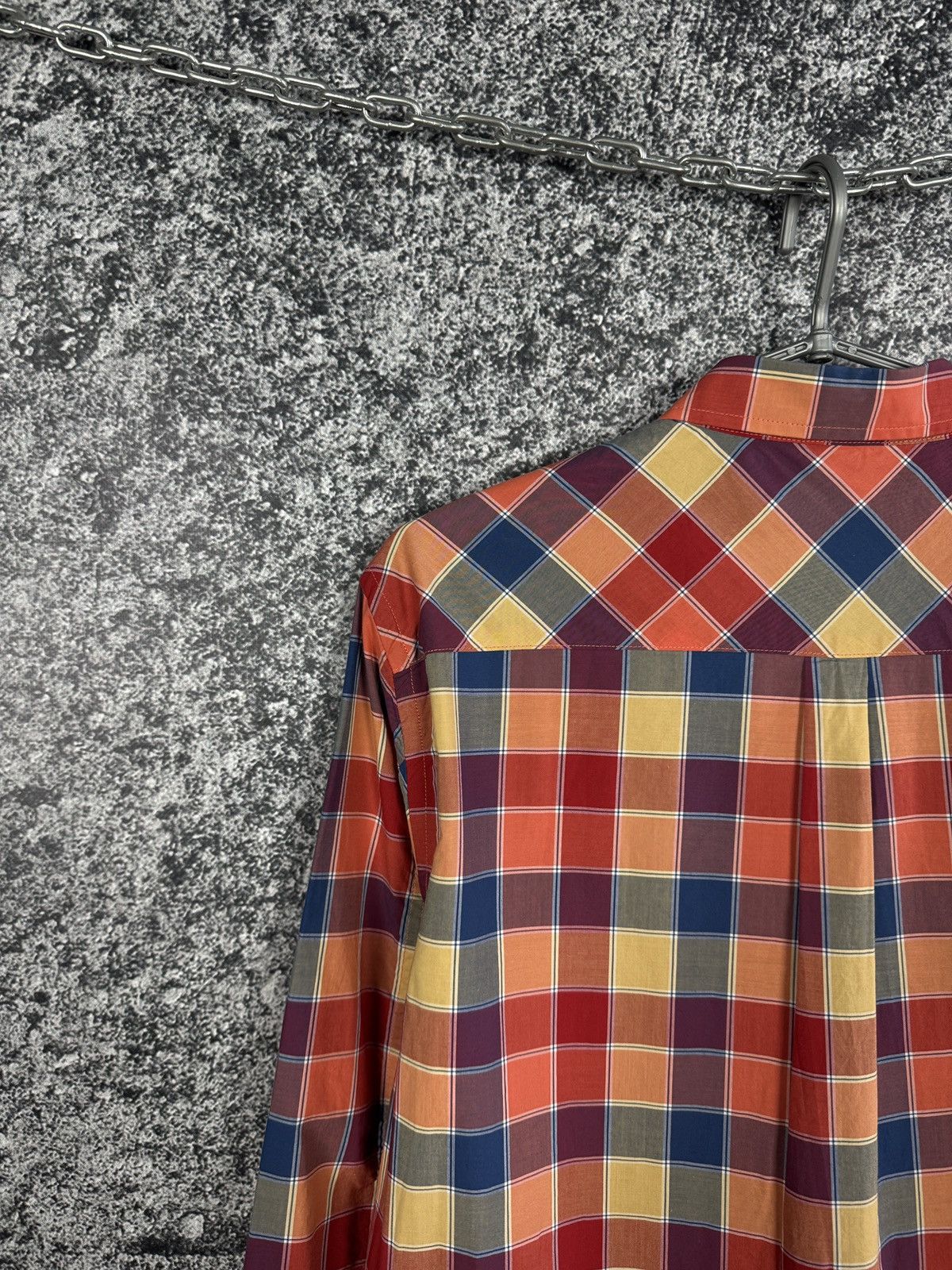 NN07 NN07 Derek Long Sleeve Plaid Shirt Button Up Multicolor Sz L Size US L / EU 52-54 / 3 - 11 Thumbnail