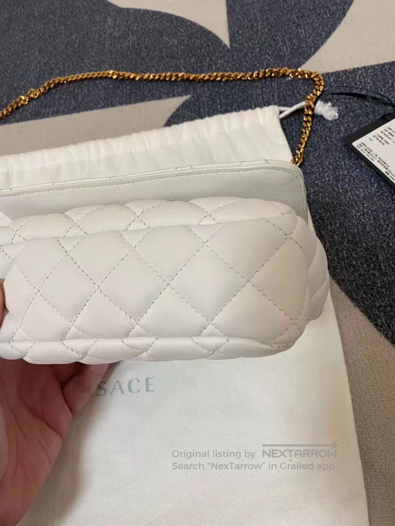 Versace Versace Classic Lambskin Flap Shoulder Bag. Size ONE SIZE - 3 Thumbnail