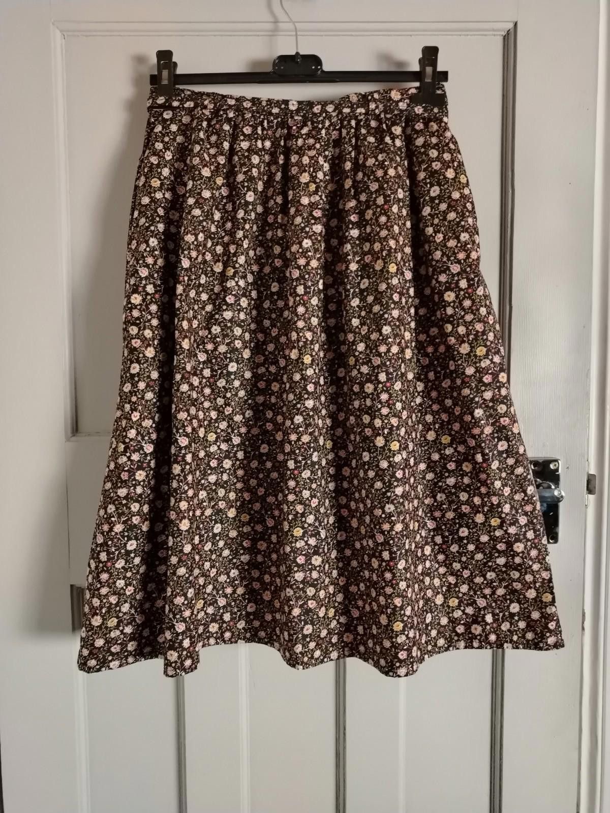 Other Pre-owned Dorothy Perkins Vintage Floral Skirt UK 10 B Size 28" / US 6 / IT 42 - 6 Thumbnail