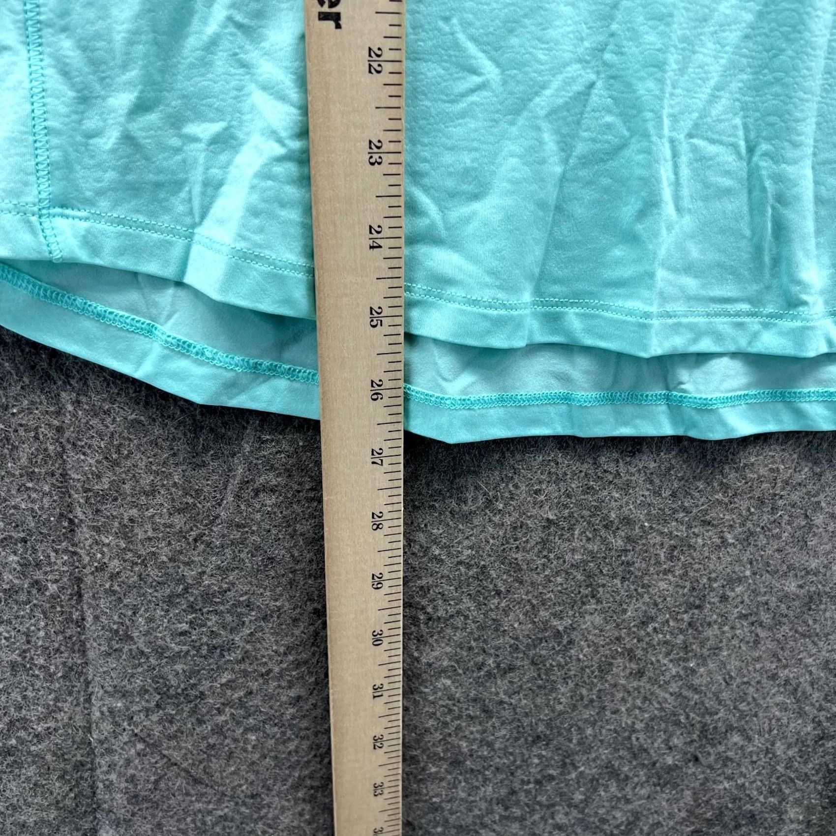 Vintage Reel Legends Shirt Women L Teal 1/4 Zip Short Sleeve Performance Activewear Fishing Decade? Size L / US 10 / IT 46 - 4 Thumbnail