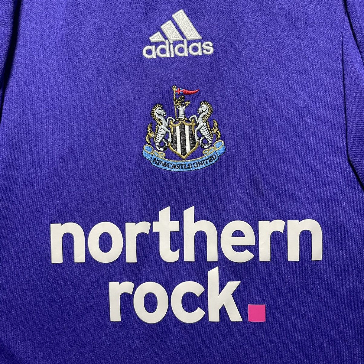 Adidas NEWCASTLE ADIDAS 2008/2009 FOOTBALL AWAY JERSEY #11 DUFF Size US M / EU 48-50 / 2 - 5 Thumbnail