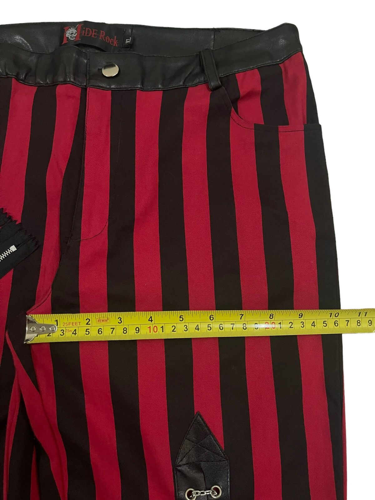 Seditionaries Vintage Japanese Brand Punk Stripe Bondage Style Pants Size US 31 - 14 Thumbnail