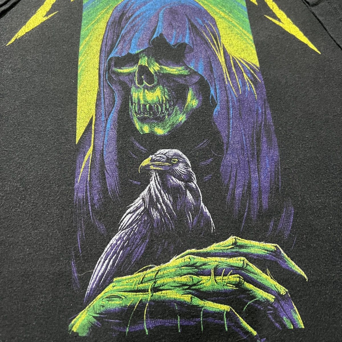 Band Tees Metallica Grim Reaper Graphic Tee Heavy Thrash metal 2XL Size US XXL / EU 58 / 5 - 3 Thumbnail