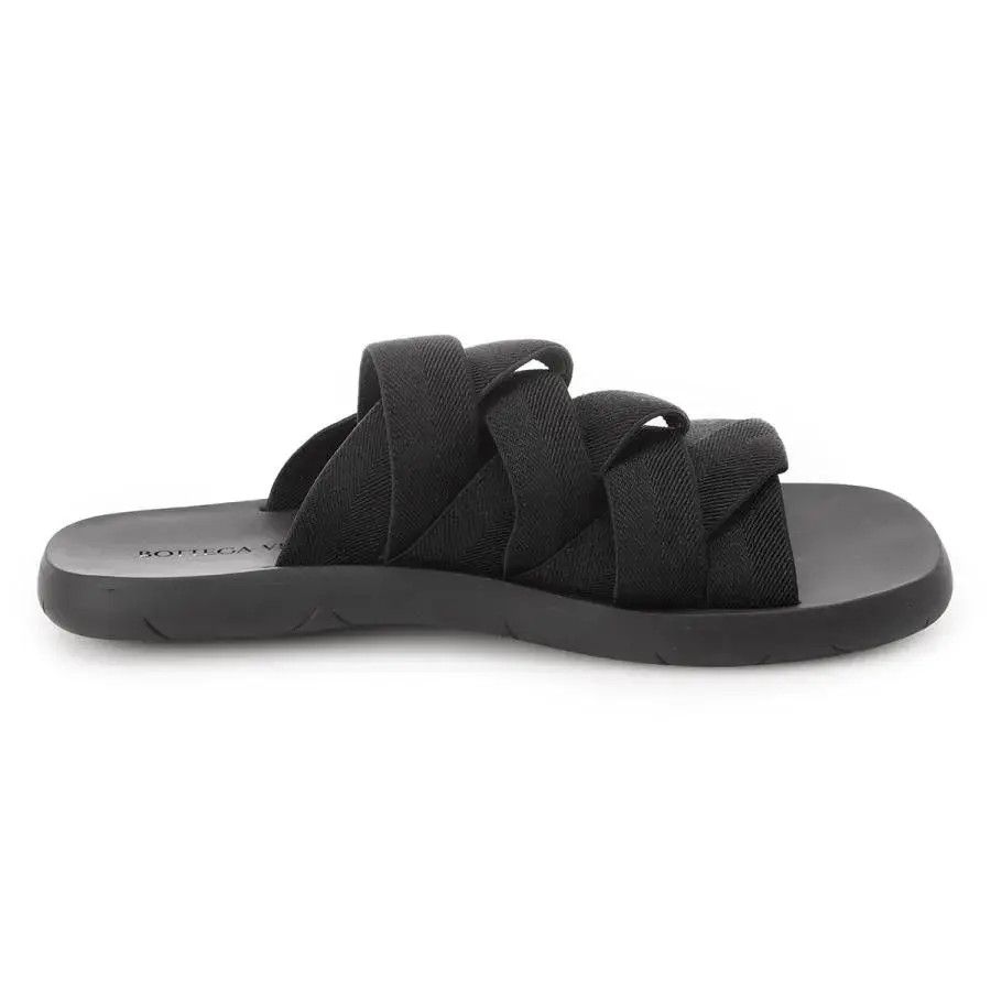 Bottega Veneta o1loc1c0724 651402 Plat Slide in Black Size US 7 / EU 40 - 1 Thumbnail