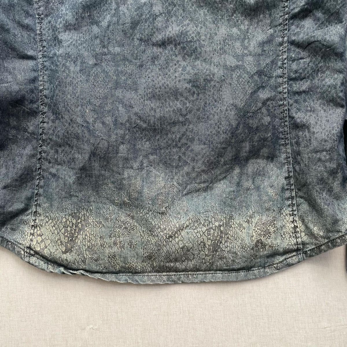Designer × Japanese Brand × Tornado Mart 2000s Tonardo Mart Snake Skin Western Shirt Size US M / EU 48-50 / 2 - 11 Thumbnail