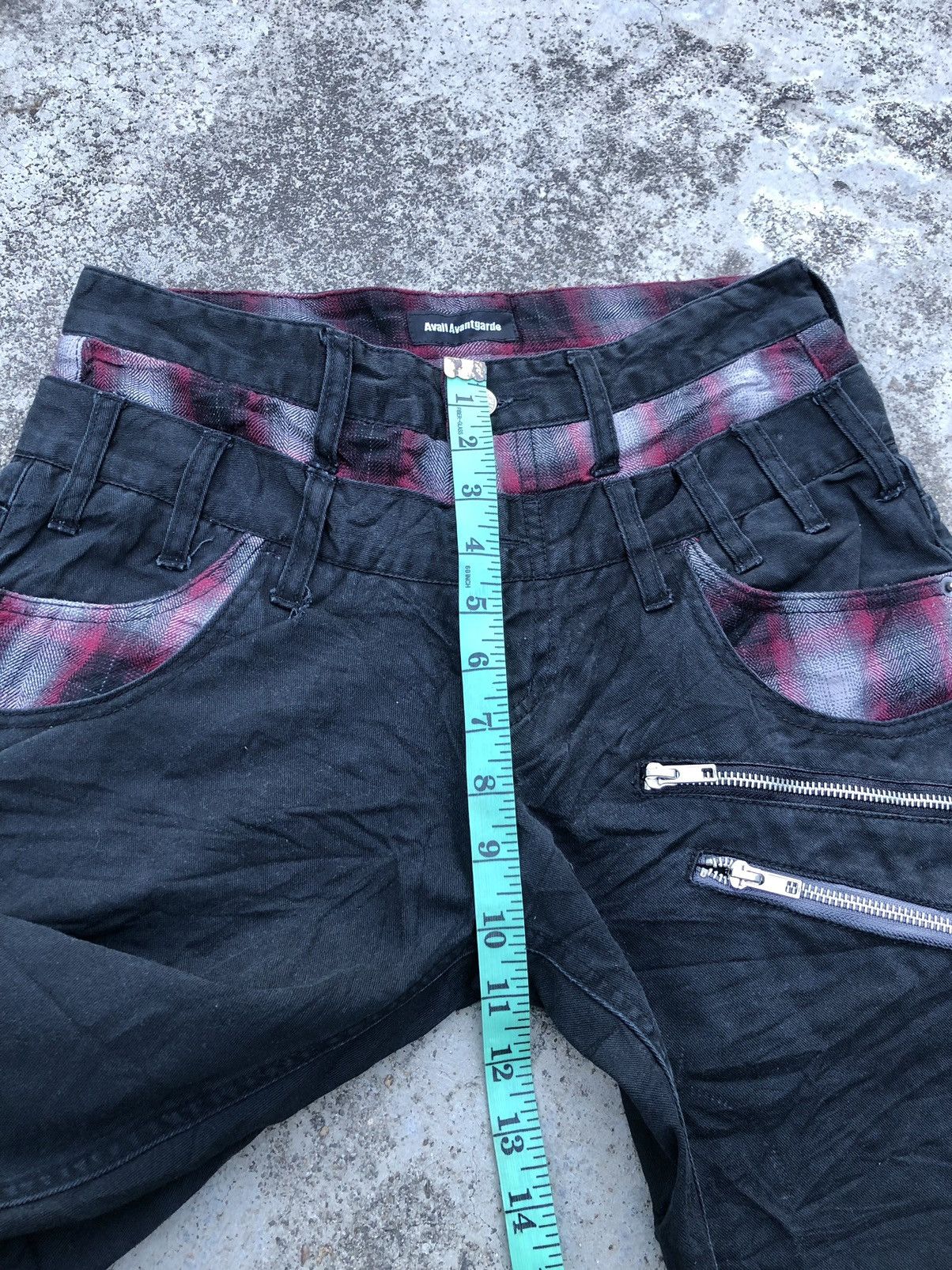 Japanese Brand AVAIL AVANT GARDE DOUBLE WAIST PANT Size US 28 / EU 44 - 8 Thumbnail