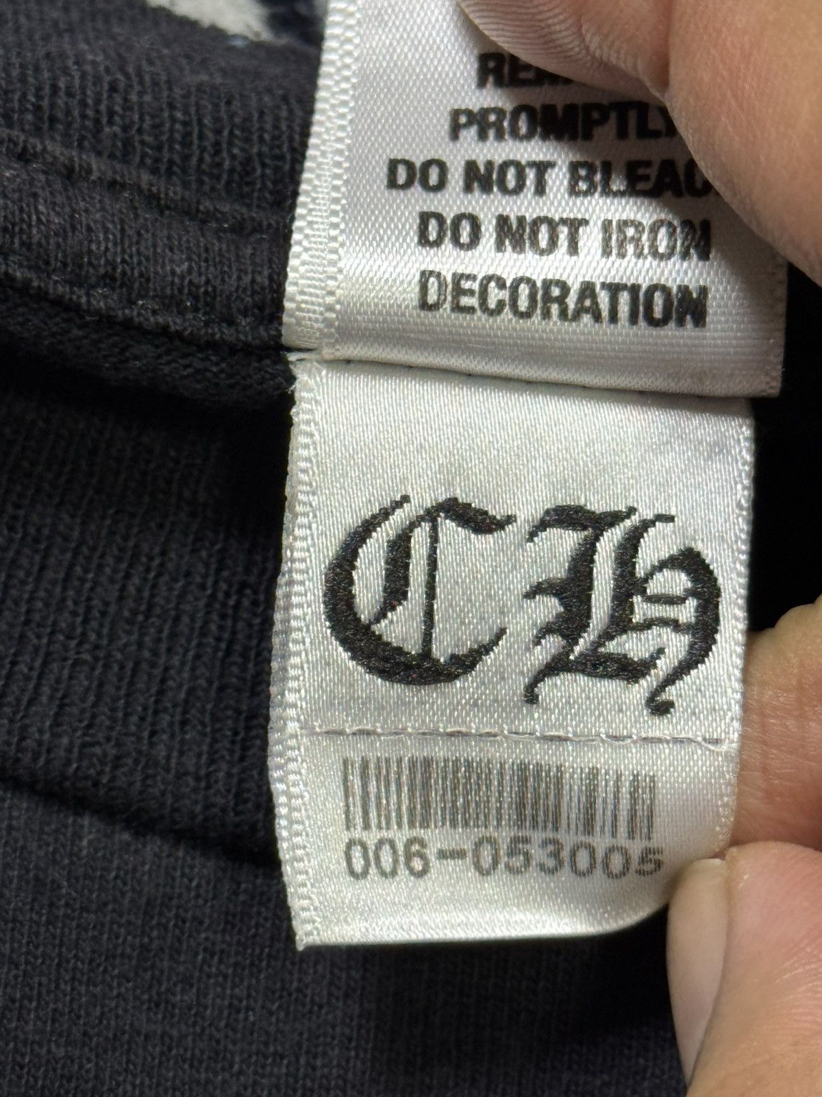 Chrome Hearts RARE! CROSS PLUS STAMP SCROLL Size US M / EU 48-50 / 2 - 16 Thumbnail