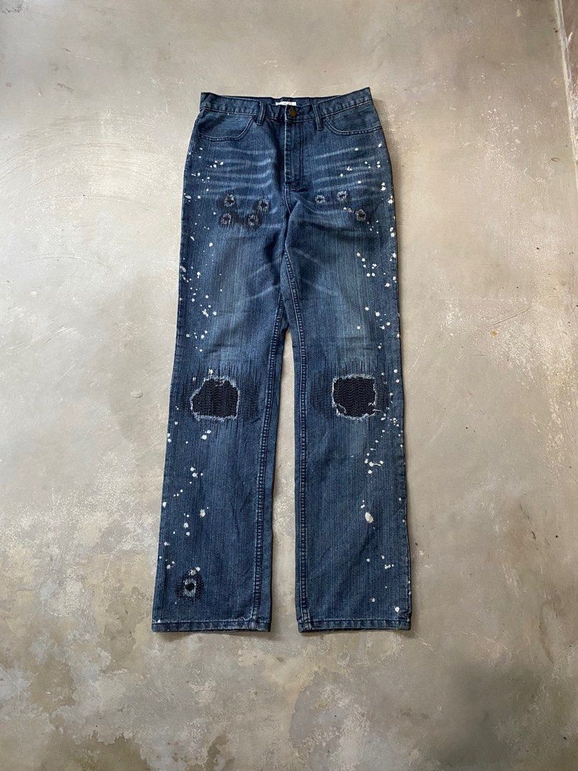 Number (N)ine Distressed number nine denim Size US 30 / EU 46 - 1 Thumbnail
