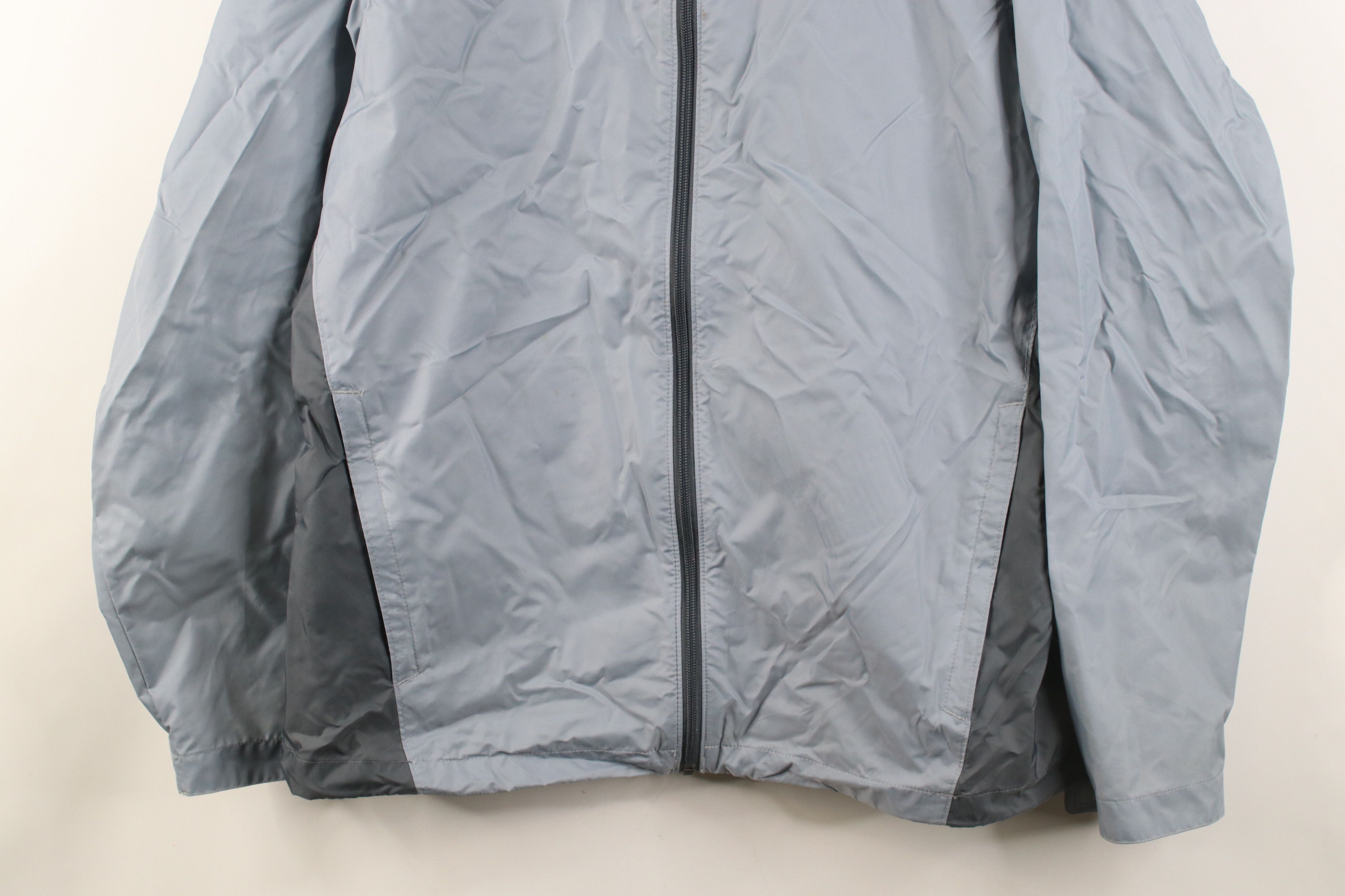 Columbia Y2K Columbia Color Block Hooded Windbreaker Rain Jacket Gray Size US M / EU 48-50 / 2 - 3 Thumbnail