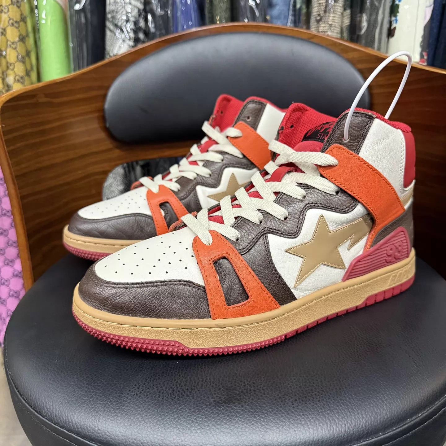 Nike Nike Bapesta 93 Cream/Brown US9/42.5 Worn Twice Size US 9.5 / EU 42-43 - 1 Thumbnail