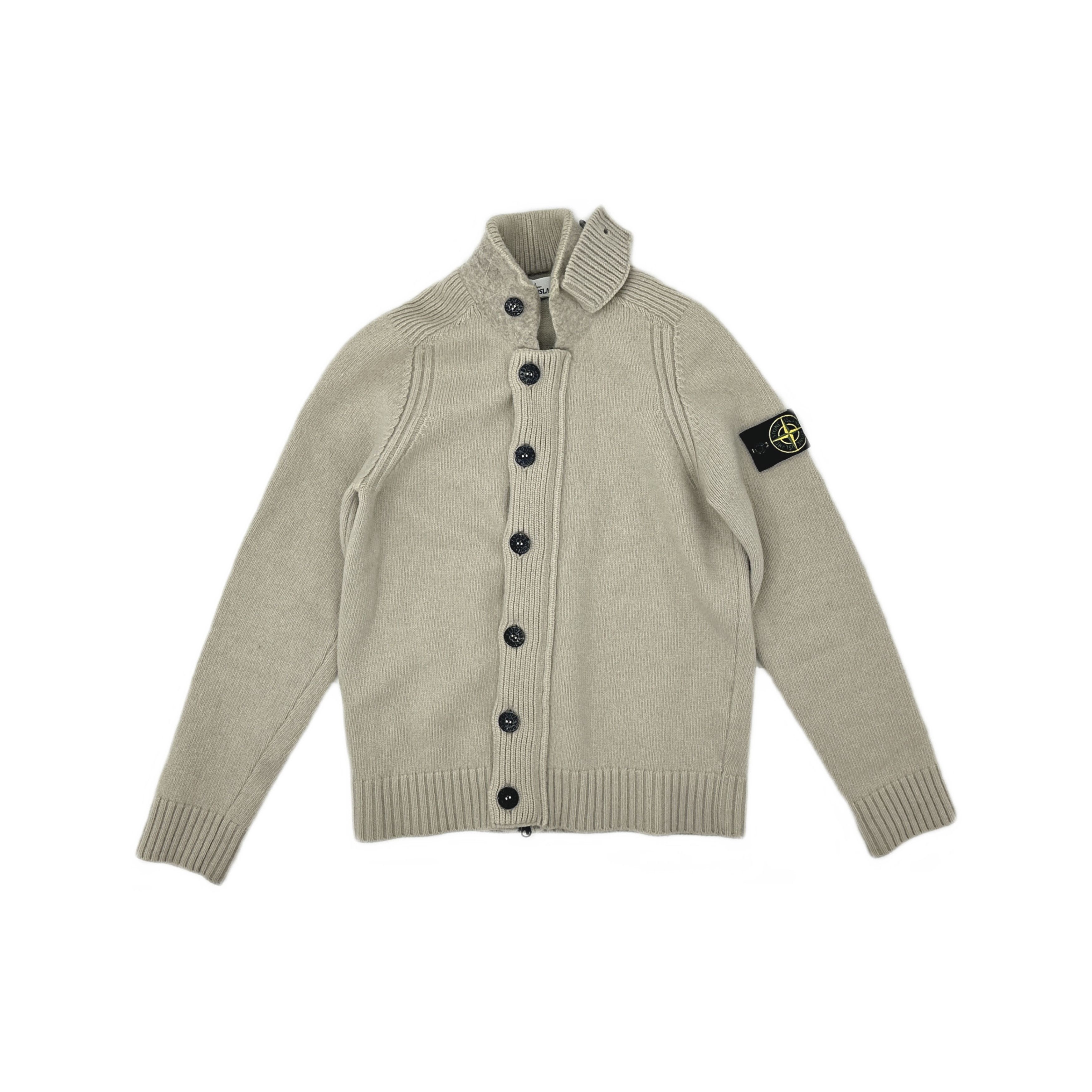 Stone Island STONE ISLAND Compass Patch Knit Cardigan Size S Size US S / EU 44-46 / 1 - 1 Thumbnail