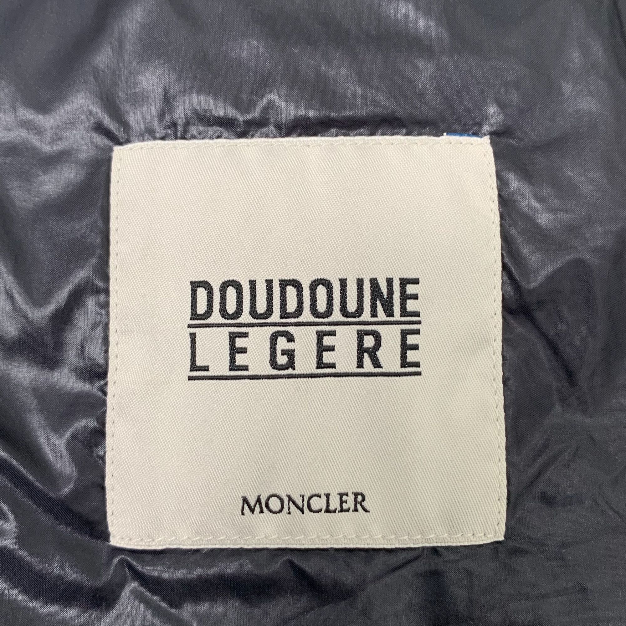 Moncler Moncler Berre Series Black Logo Patch Hooded Quilted Down Ja Size S / US 4 / IT 40 - 4 Thumbnail