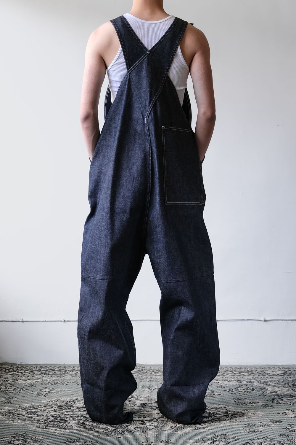 TUKI TUKI #0054 TYPE2 Indigo Denim Overalls Size US 34 / EU 50 - 3 Thumbnail