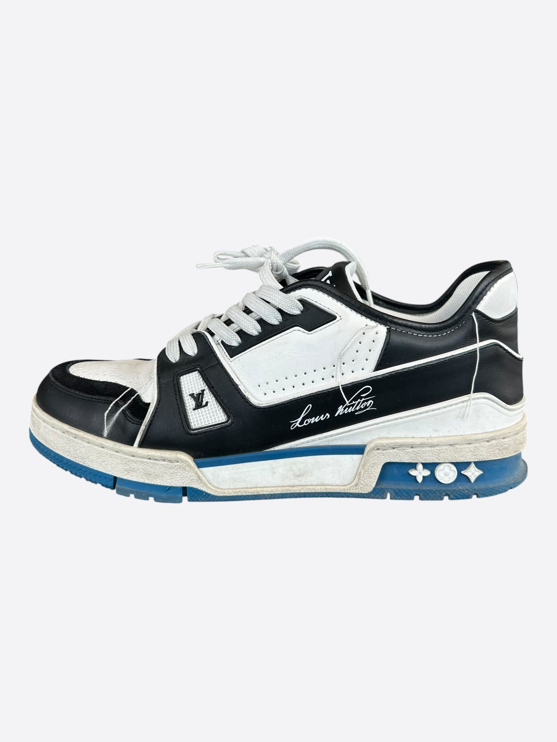 Louis Vuitton Louis Vuitton Black & White Prism Trainers Size US 8 / EU 41 - 4 Thumbnail