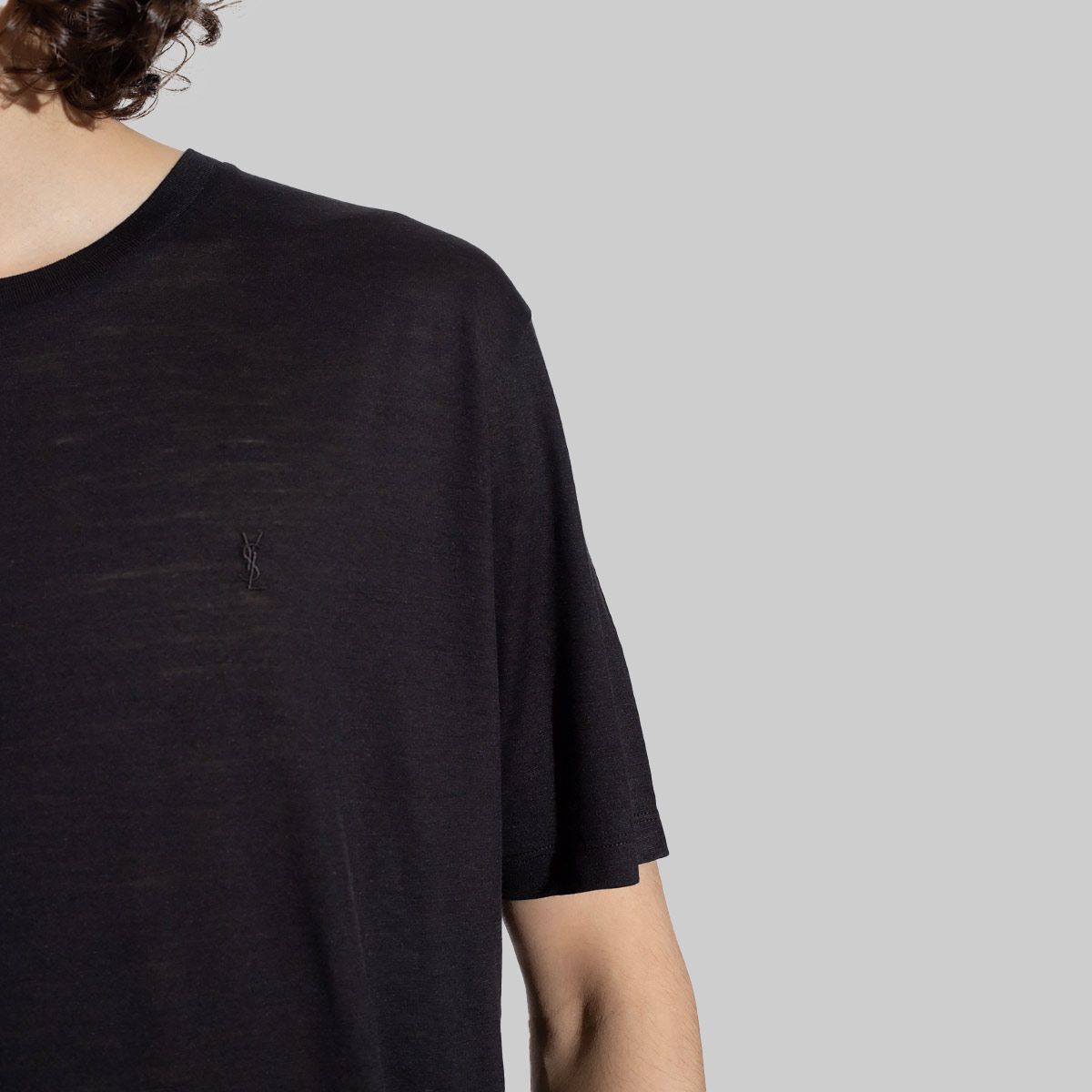 Saint Laurent Paris o1bcso1str0625 Cassandre T-Shirt in Black Size US M / EU 48-50 / 2 - 5 Thumbnail