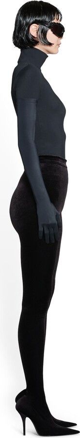 Balenciaga o1tr1nto1125 Pantaleggings in Black Size 39" - 2 Thumbnail