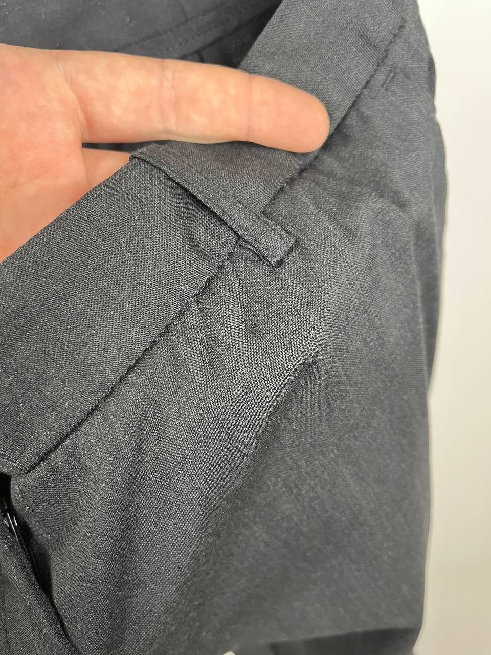 Jil Sander Jil Sander Navy Grey Virgin Wool Trousers Dress Pants Size 27" / US 4 / IT 40 - 5 Thumbnail