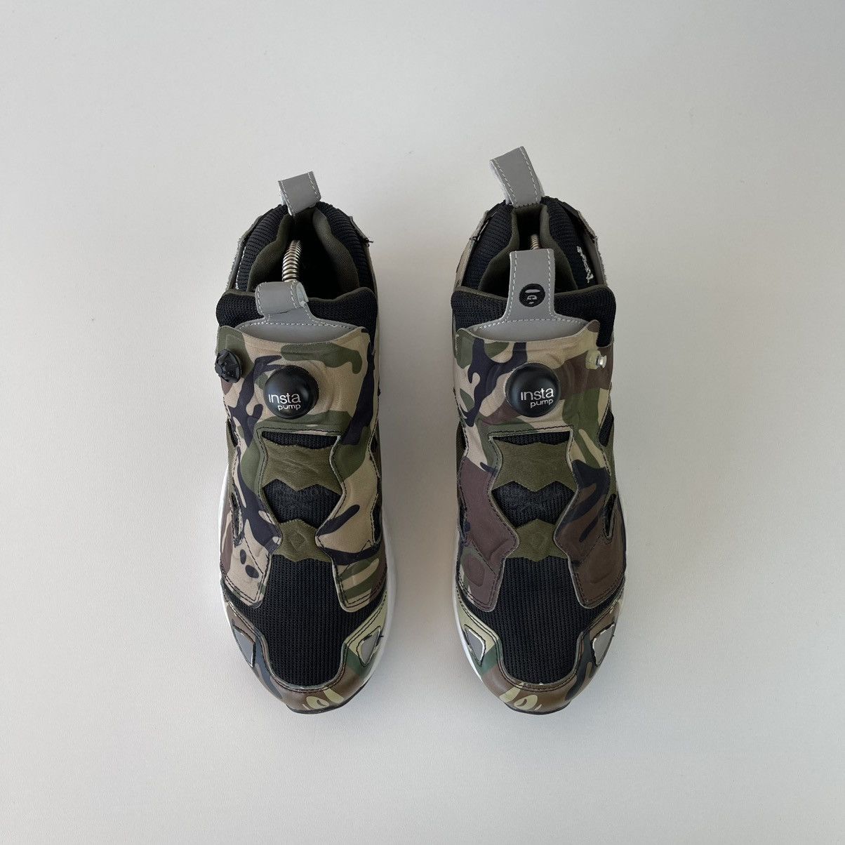 Bape × Reebok Reebok AAPE X Pump Fury Instapump Shoes Camo Bape V53879 Size US 7.5 / EU 40-41 - 5 Thumbnail