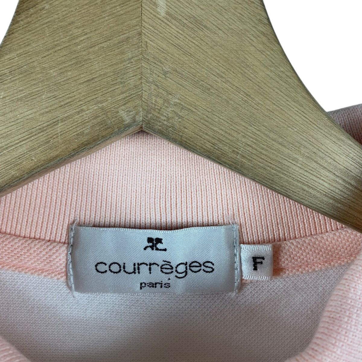 Courreges × Designer COURREGES spellout logo polo tee Size US M / EU 48-50 / 2 - 3 Thumbnail