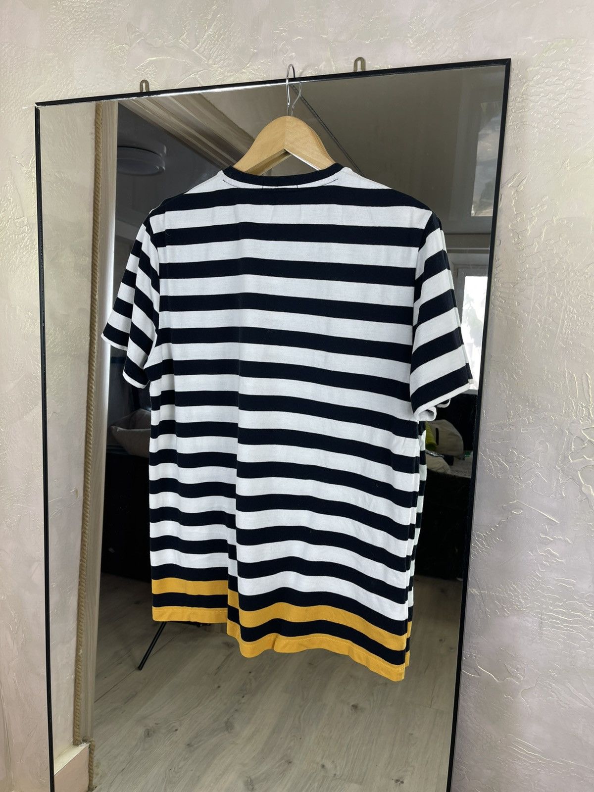 Fred Perry Fred Perry Navy Striped Piqué Tee | Iconic Mod Style Size US L / EU 52-54 / 3 - 10 Thumbnail
