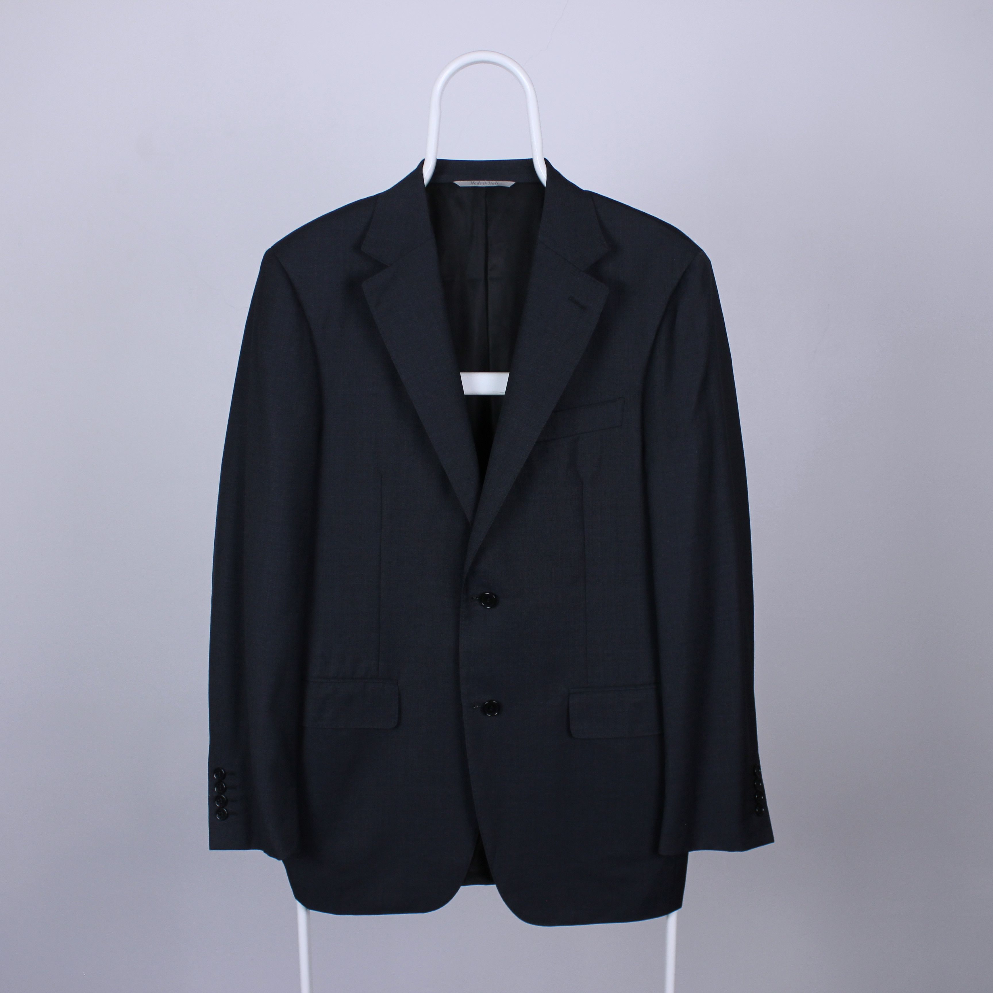 Canali Canali blazer jacket wool 50R L gray travel Size 50R - 2 Thumbnail
