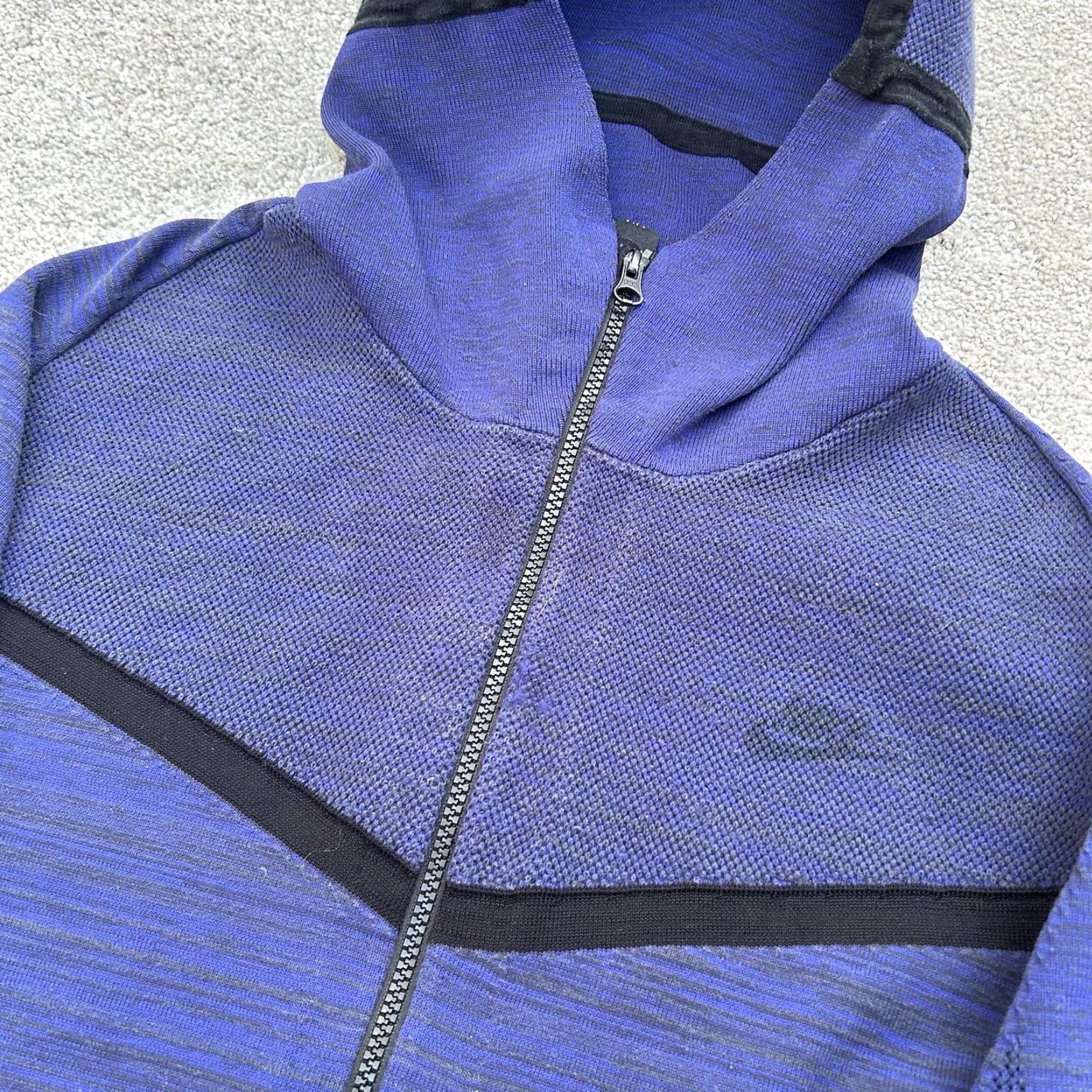 Nike NIKE TECH JACKET HOODIE ADULT L KNIT WINDRUNNER NAVY BLUE BLACK 728685-451 Size US L / EU 52-54 / 3 - 2 Thumbnail