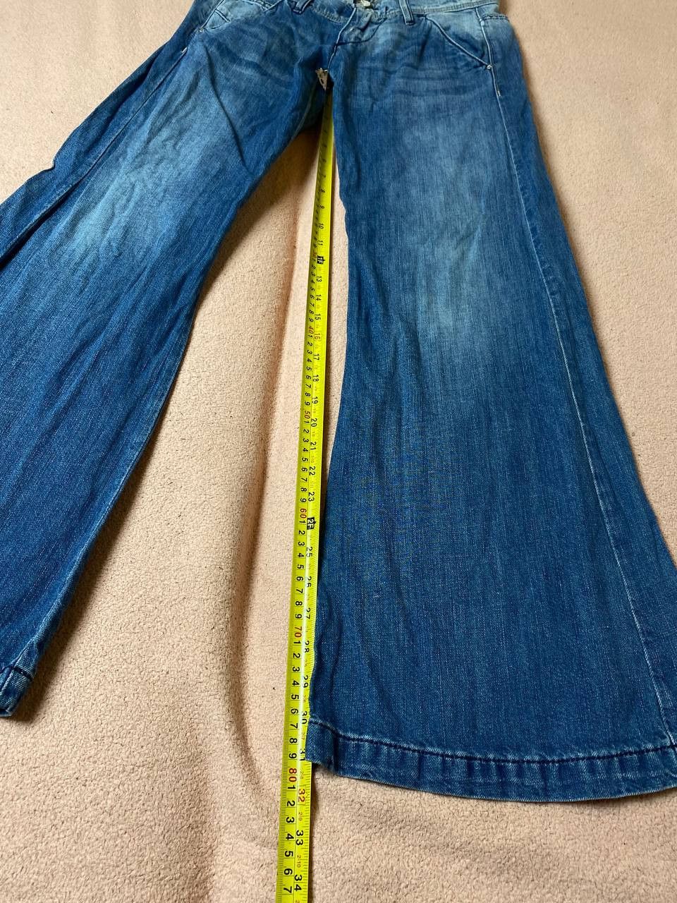 Miss Sixty × Vintage Vintage Y2K Miss Sixty Flared Denim Jeans Streetwear 90s Size 25" / US 0 / IT 36 - 18 Thumbnail