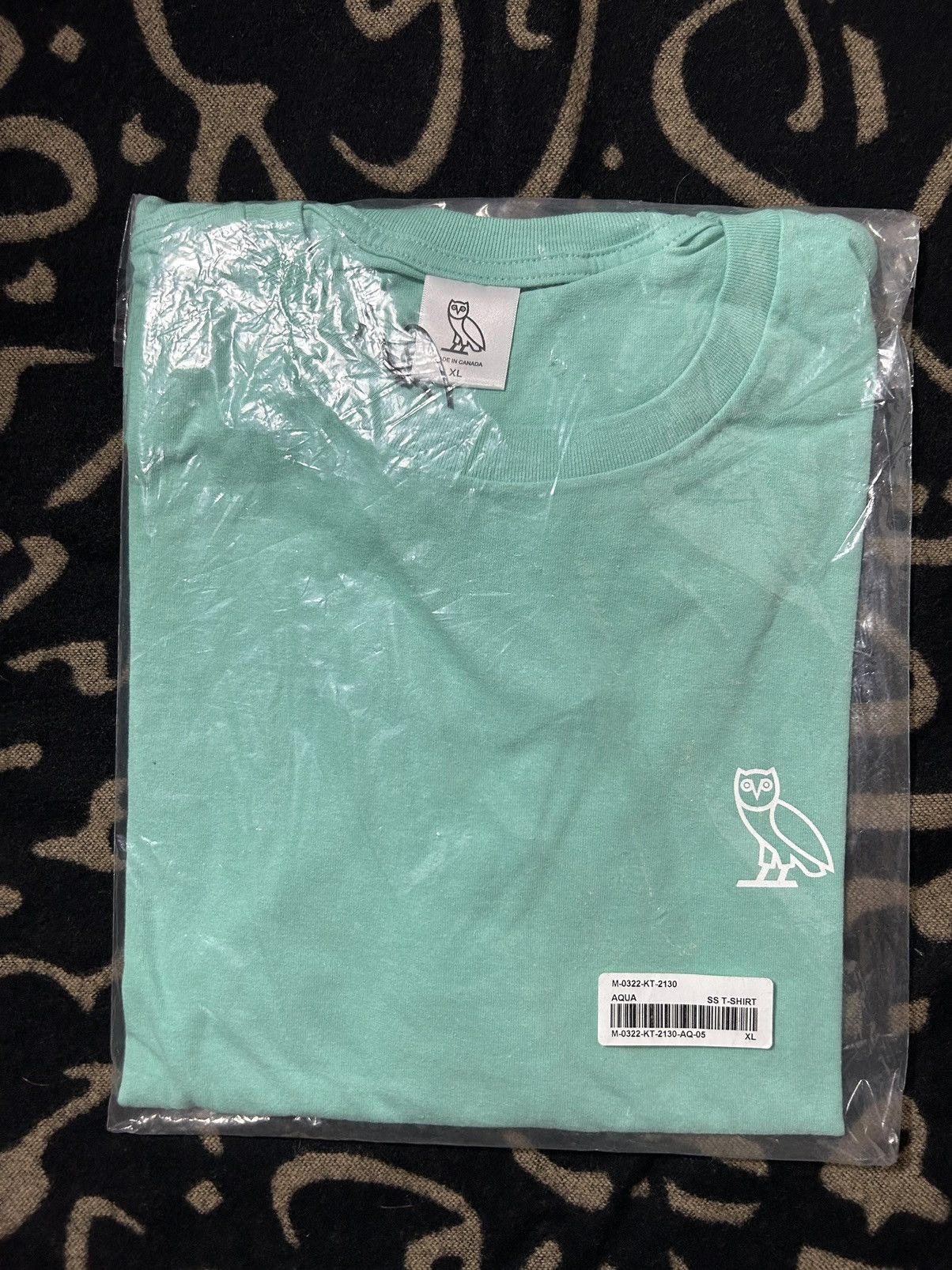 Drake × October's Very Own Aqua Owl Graphic Tshirt Size US XL / EU 56 / 4 - 1 Thumbnail
