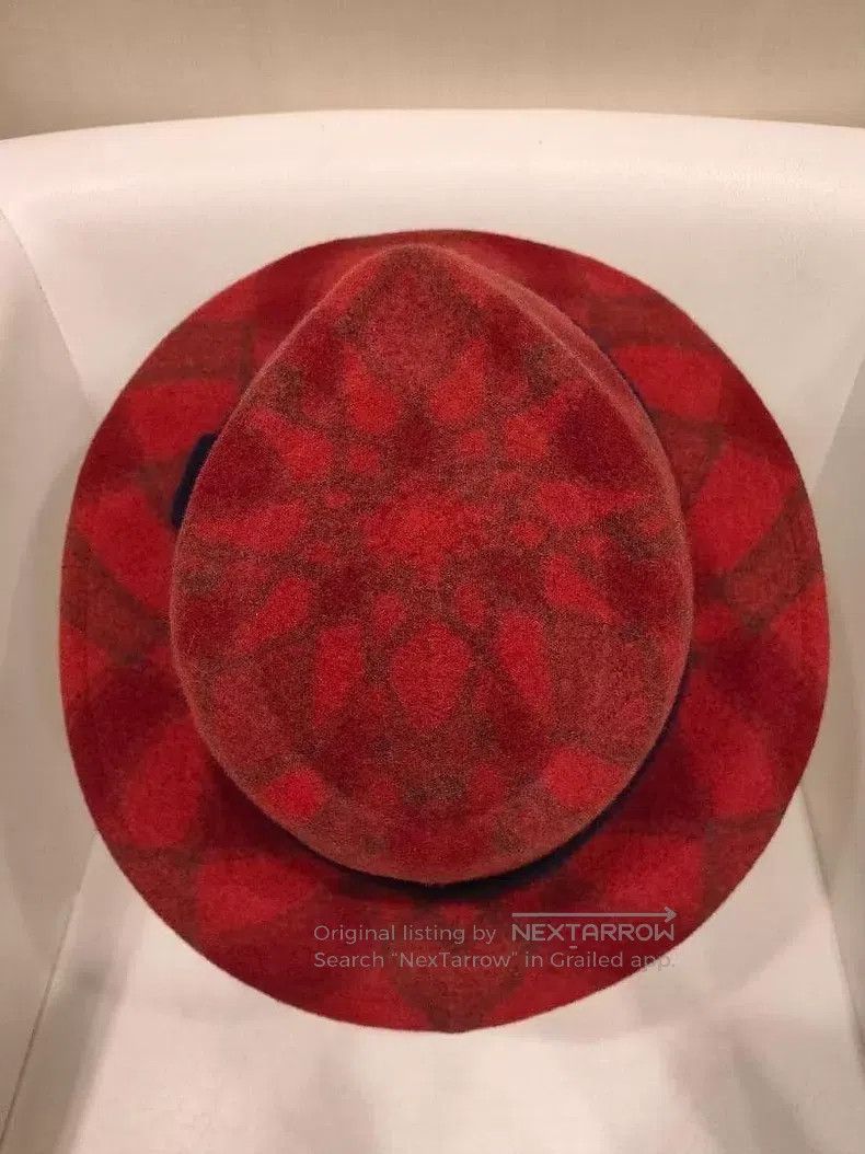 Vivienne Westwood Vivienne Westwood Red Plaid Wool Felt Bowler Hat Size ONE SIZE - 6 Thumbnail