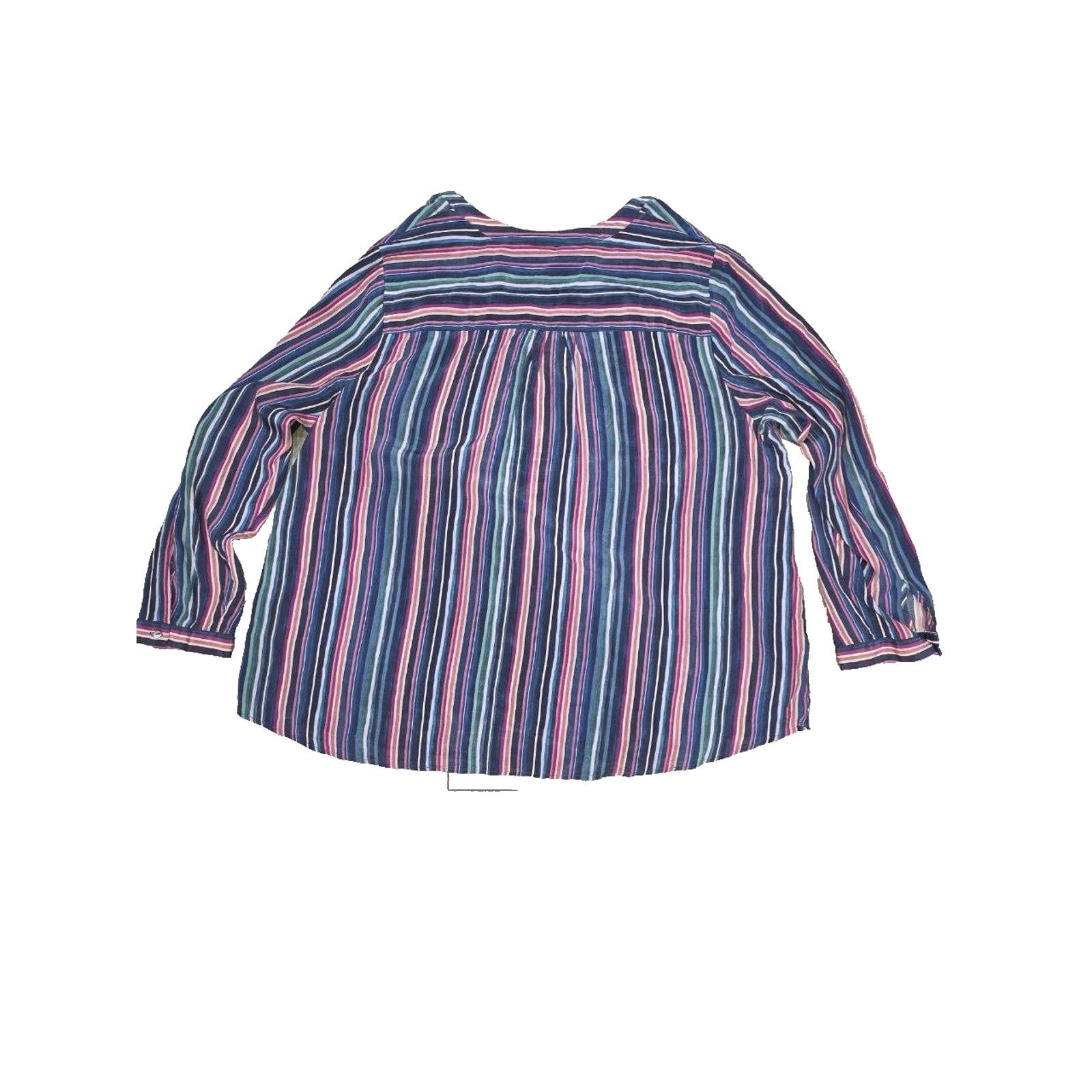 & Other Stories Moonsoon striped v neck shirt tunic size 1X A003269 Size 4XL / US 24-26 - 8 Thumbnail