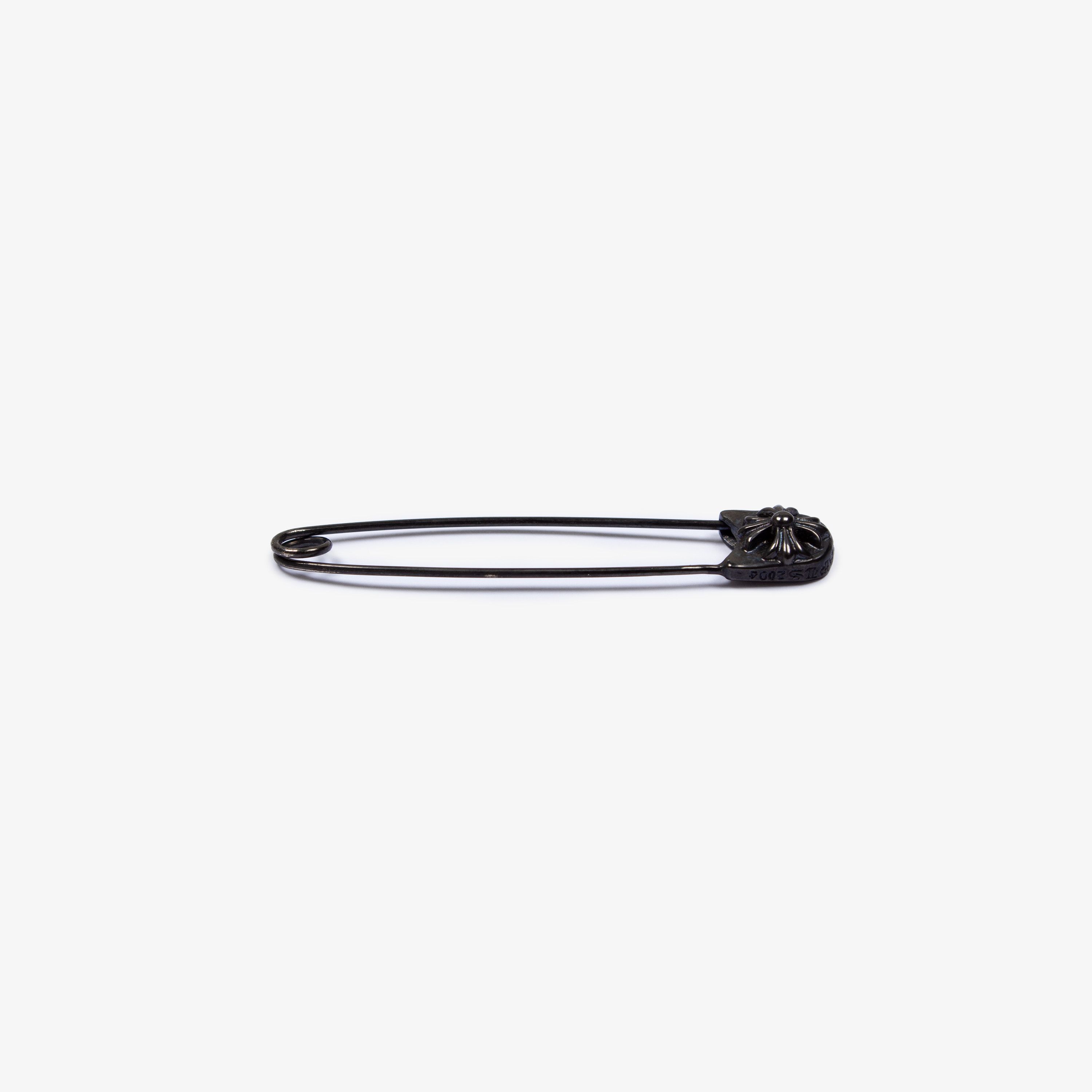 Chrome Hearts CHROME HEARTS BLACK RHODIUM XL SAFTEY PIN Size ONE SIZE - 5 Thumbnail