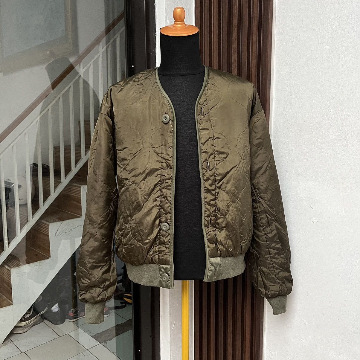 GOA RARE ✨ 2000S G.O.A Bomber Jacket Collarless Revesible Size US M / EU 48-50 / 2 - 6 Thumbnail