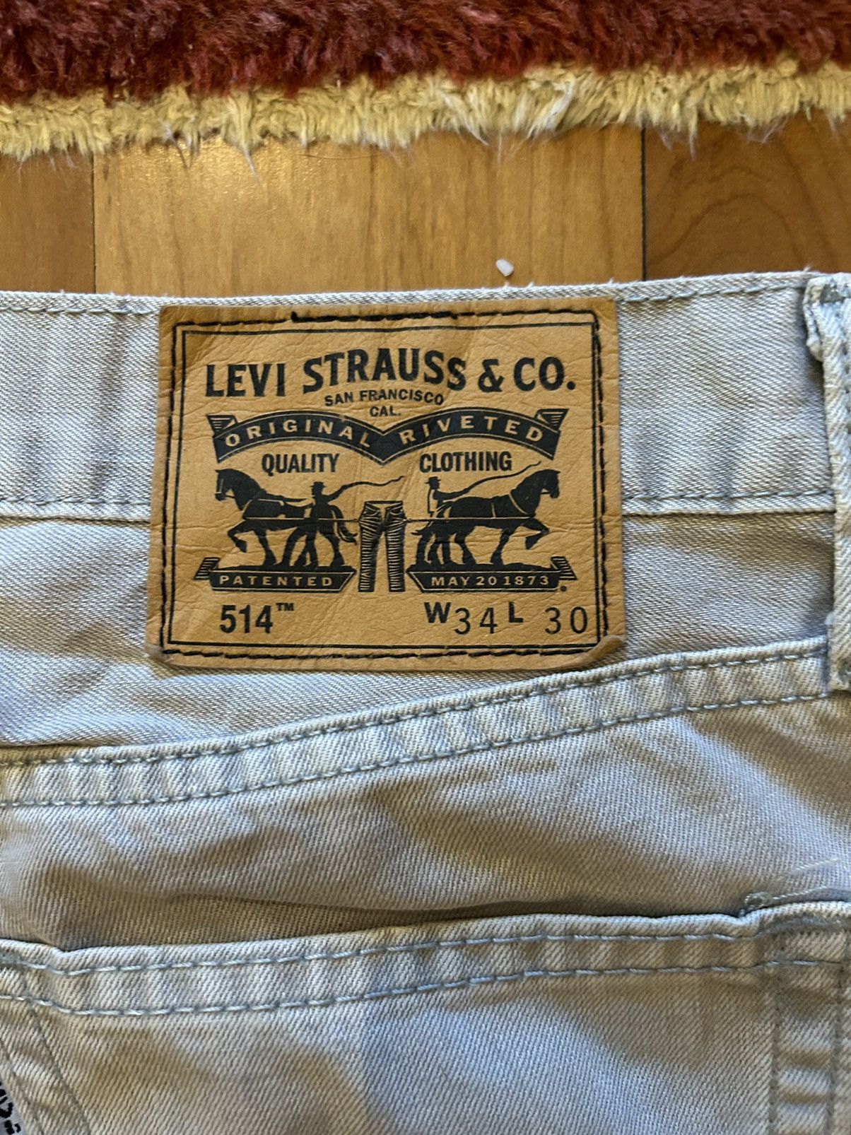 Levi's × Levi's Vintage Clothing Vintage Light Grey Levi’s 514 Size US 34 / EU 50 - 3 Thumbnail