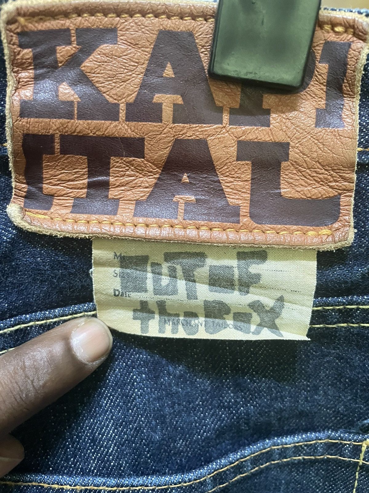 Japanese Brand Skinny Kapital Jeans Size US 31 - 5 Thumbnail