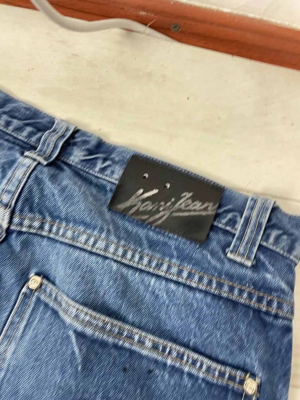 Karl Kani Vintage Karl Kani Denim Baggy Jeans Rap Big Logo 90s Size US 32 / EU 48 - 18 Thumbnail