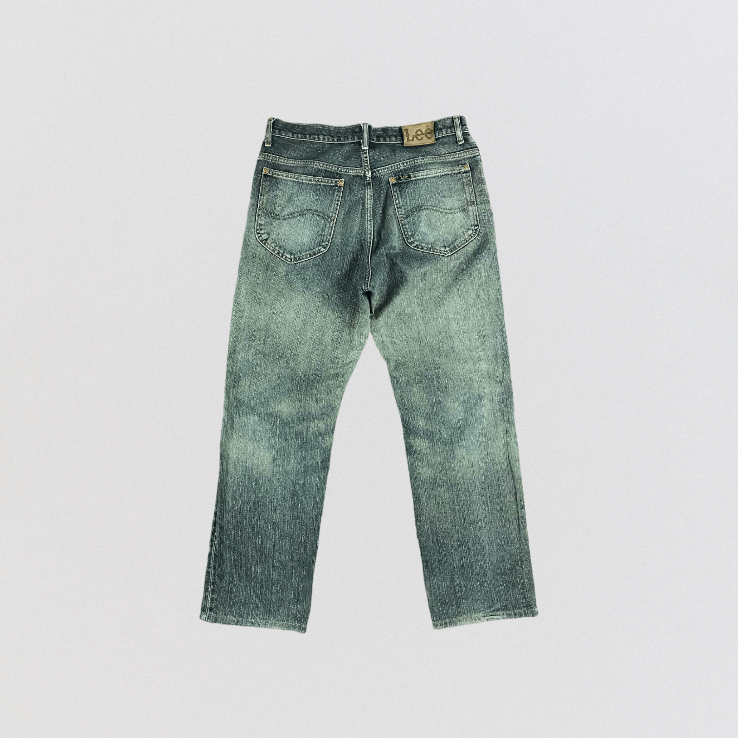 Lee × Vintage Vintage Faded Black Lee Jeans-JM2765 Size US 33 - 2 Thumbnail