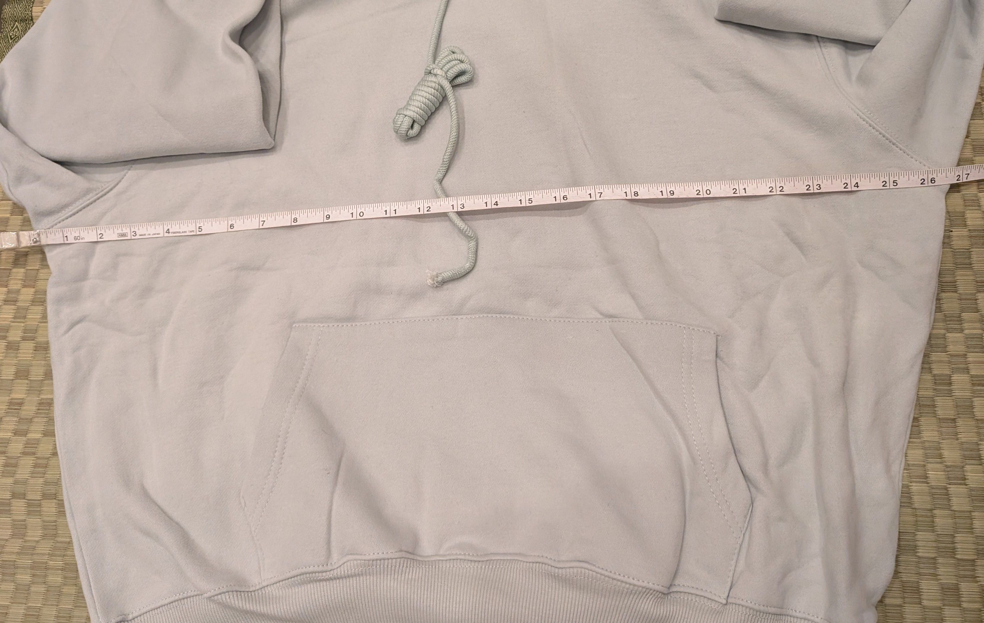 WE11DONE WE11DONE Blue Oversized Logo Hoodie Cotton Sweatshirt Size US M / EU 48-50 / 2 - 7 Thumbnail